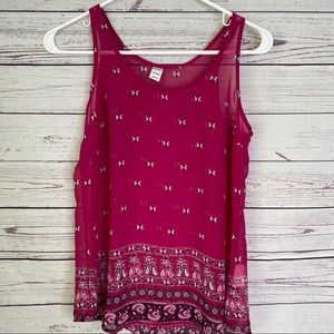 🌈 old navy bandana style tank top